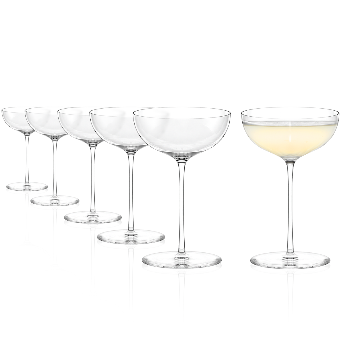 Stölzle Lausitz Kyoto Bar Cocktailschale 6er-Set – gefüllt