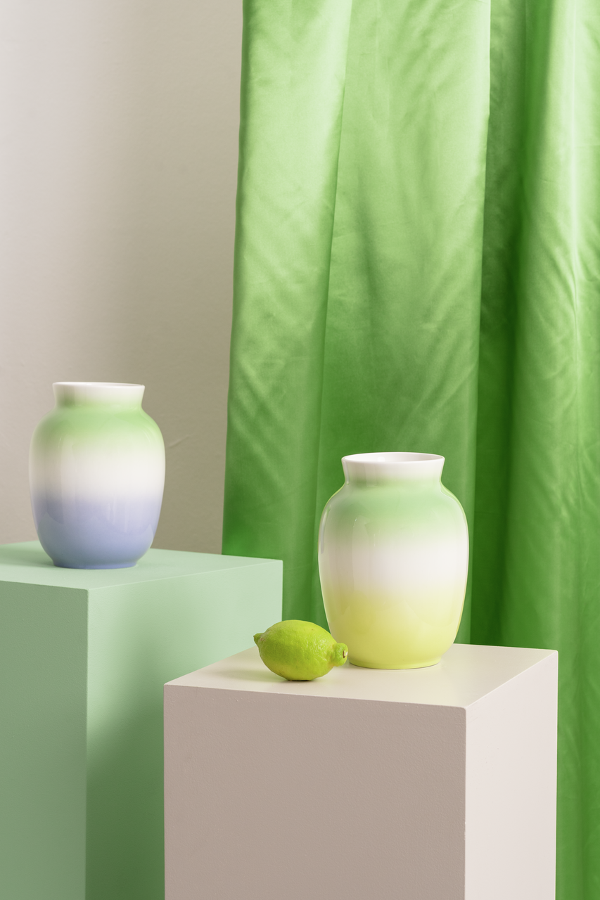 Rosenthal Balance Vase 20 cm Lila – Wohnambiente