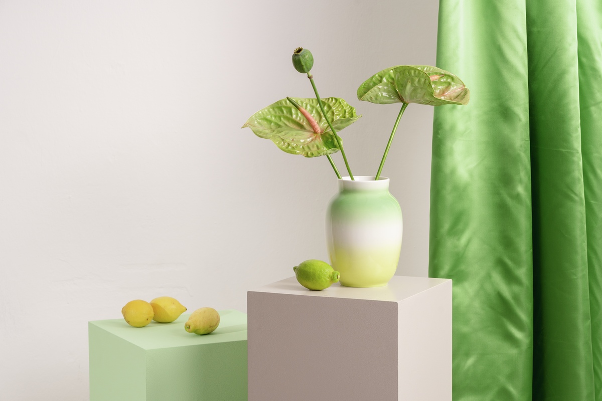 Rosenthal Balance Vase 20 cm Lime – Ambiente
