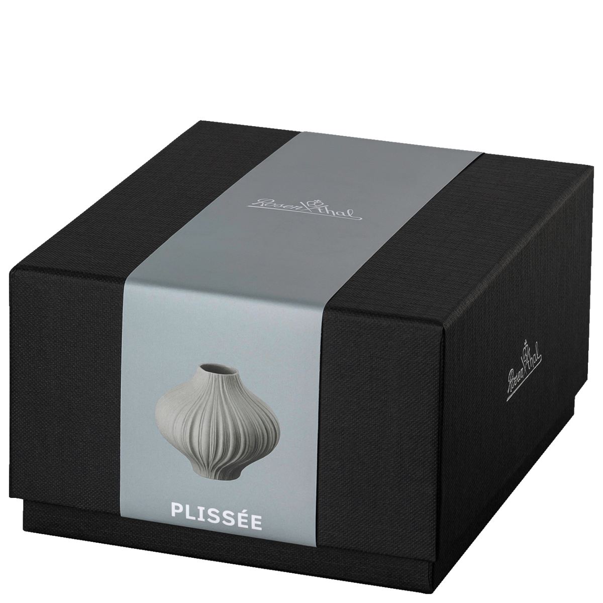 Rosenthal Plissee Vase 8 cm Lava – Produktansicht