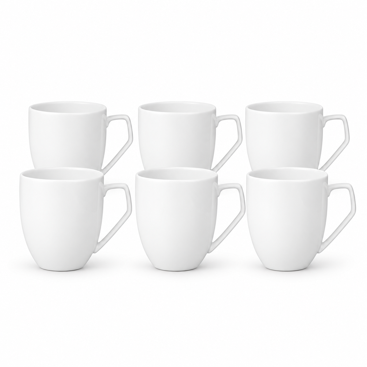 Rosenthal TAC Gropius Becher mit Henkel 0,36 l, 6er-Set