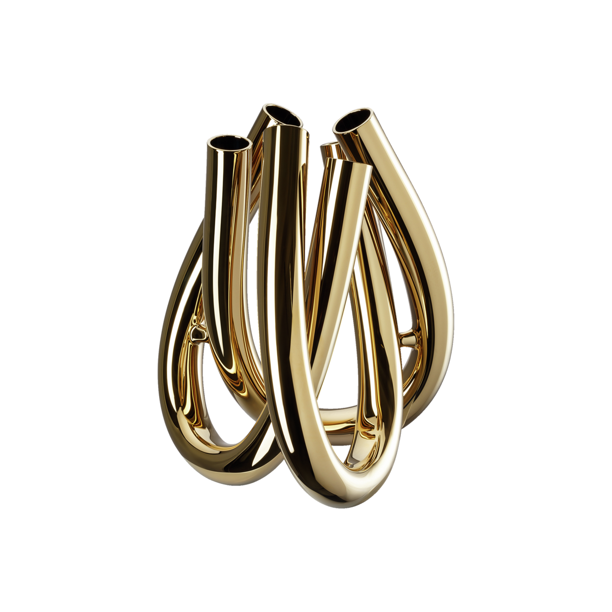 Rosenthal Triu Vase 22 cm Gold – Produktansicht