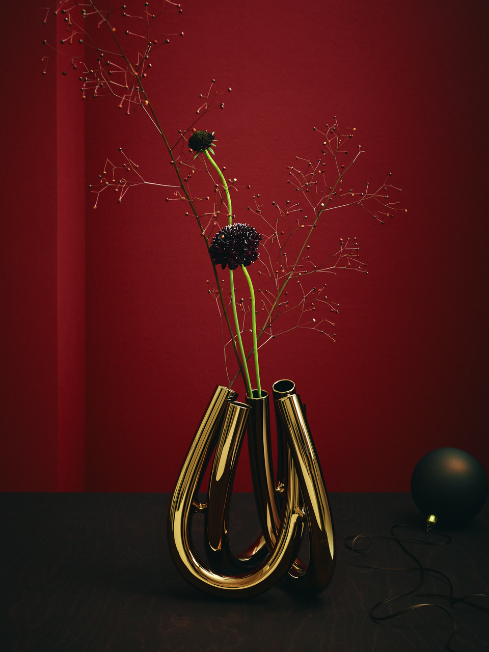 Rosenthal Triu Vase 22 cm Gold – Lifestyle