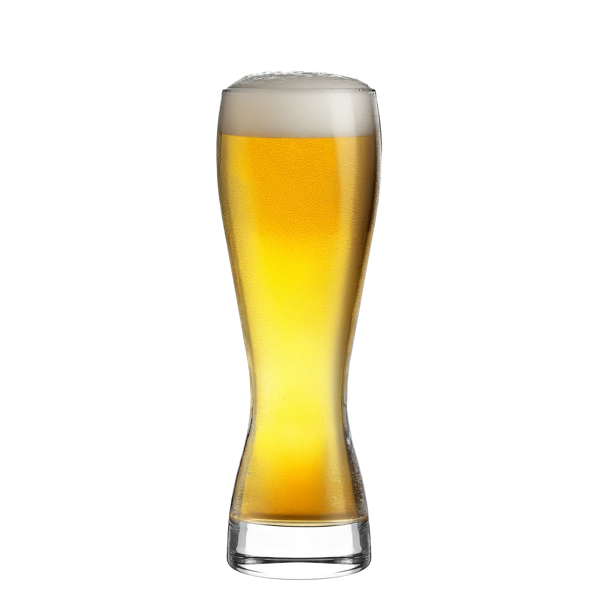 Stölzle Lausitz Weizenbierglas 0,5 l gefüllt